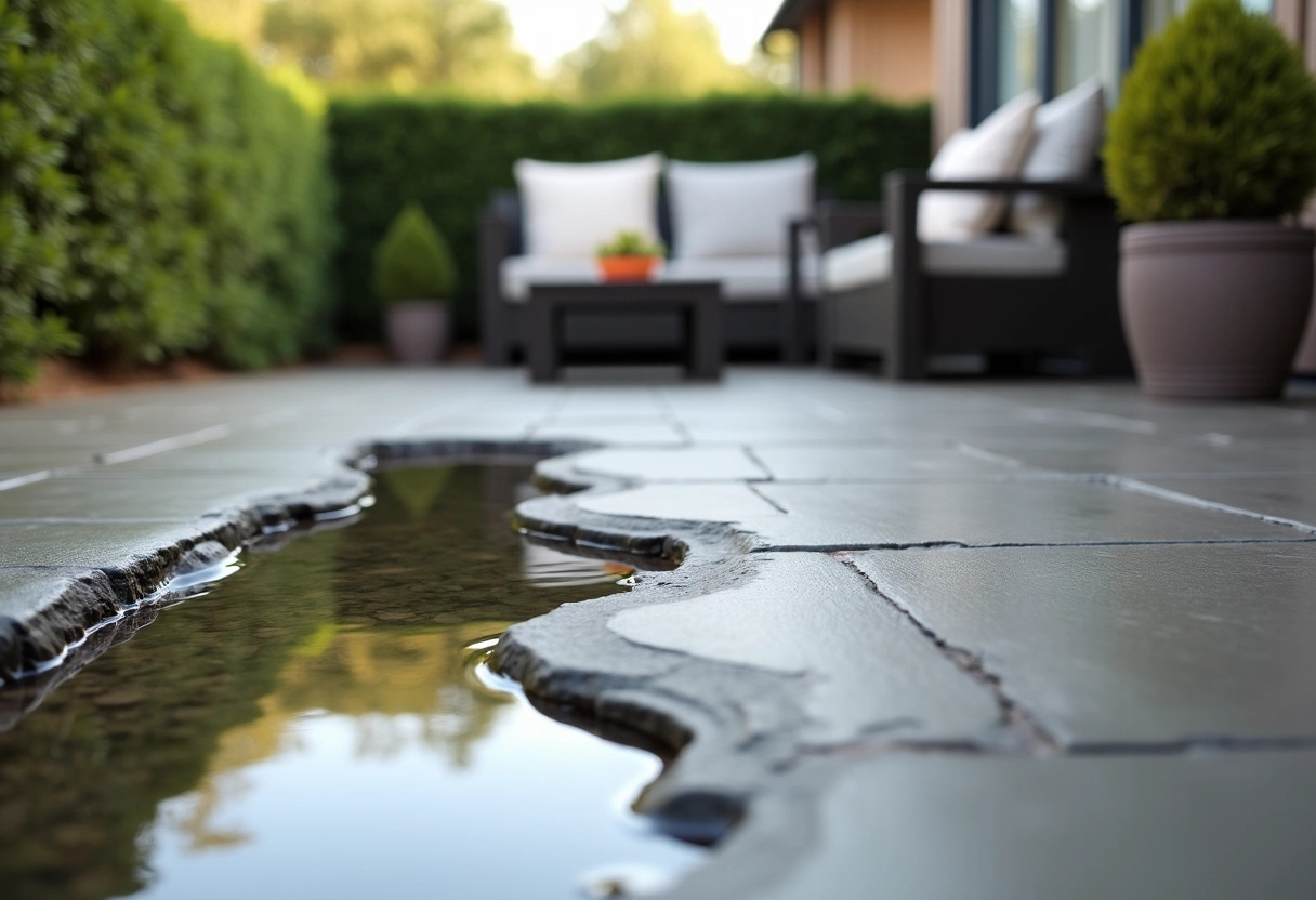 terrasse béton