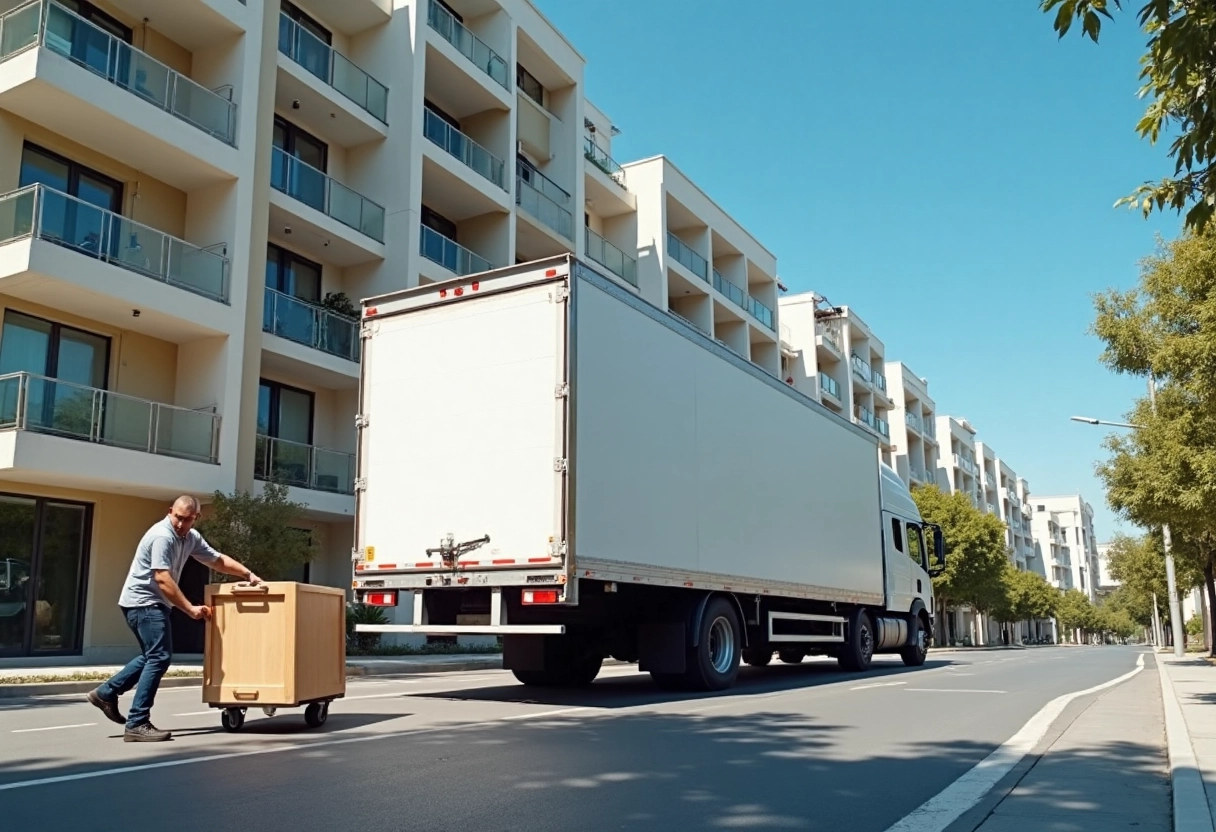 camion déménagement